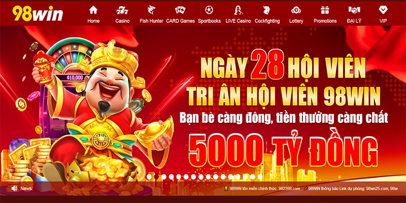 Các sản phẩm nổi bật tại 98 win